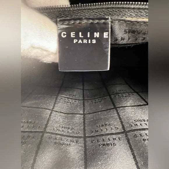 Céline Vintage Structured Tote w/Sculptural Metal Handles, Rare Collector Piece - Picture 10 of 13